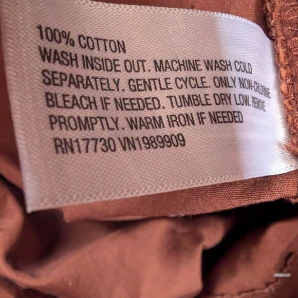 Wild Fable - Women's Mid Rise Relaxed Fit Full Parac Brown Size XS NWOT - Picture 7 of 8